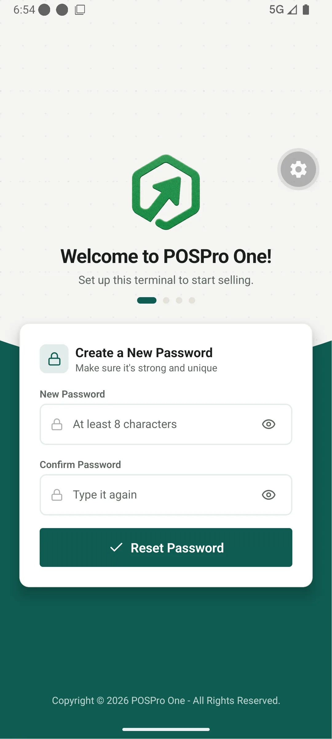 Create a New Password