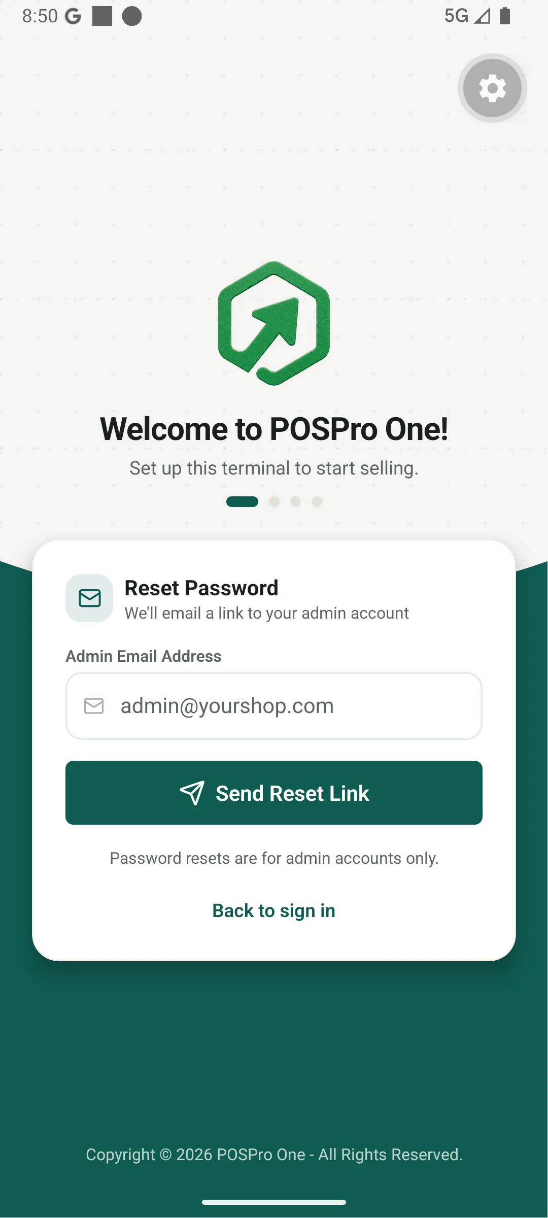 Reset Password