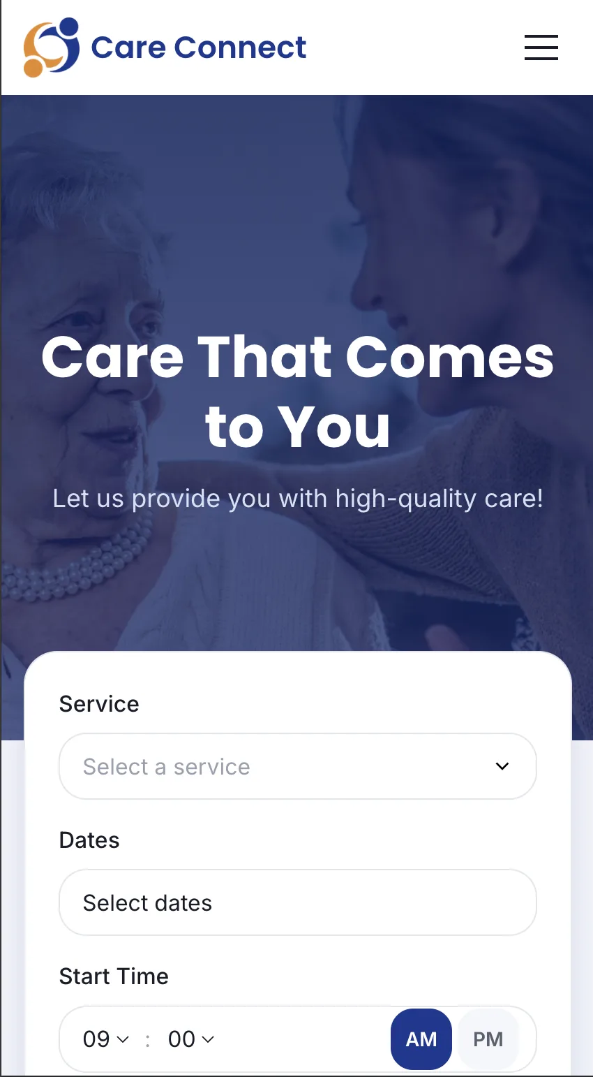 CareConnect app screenshot