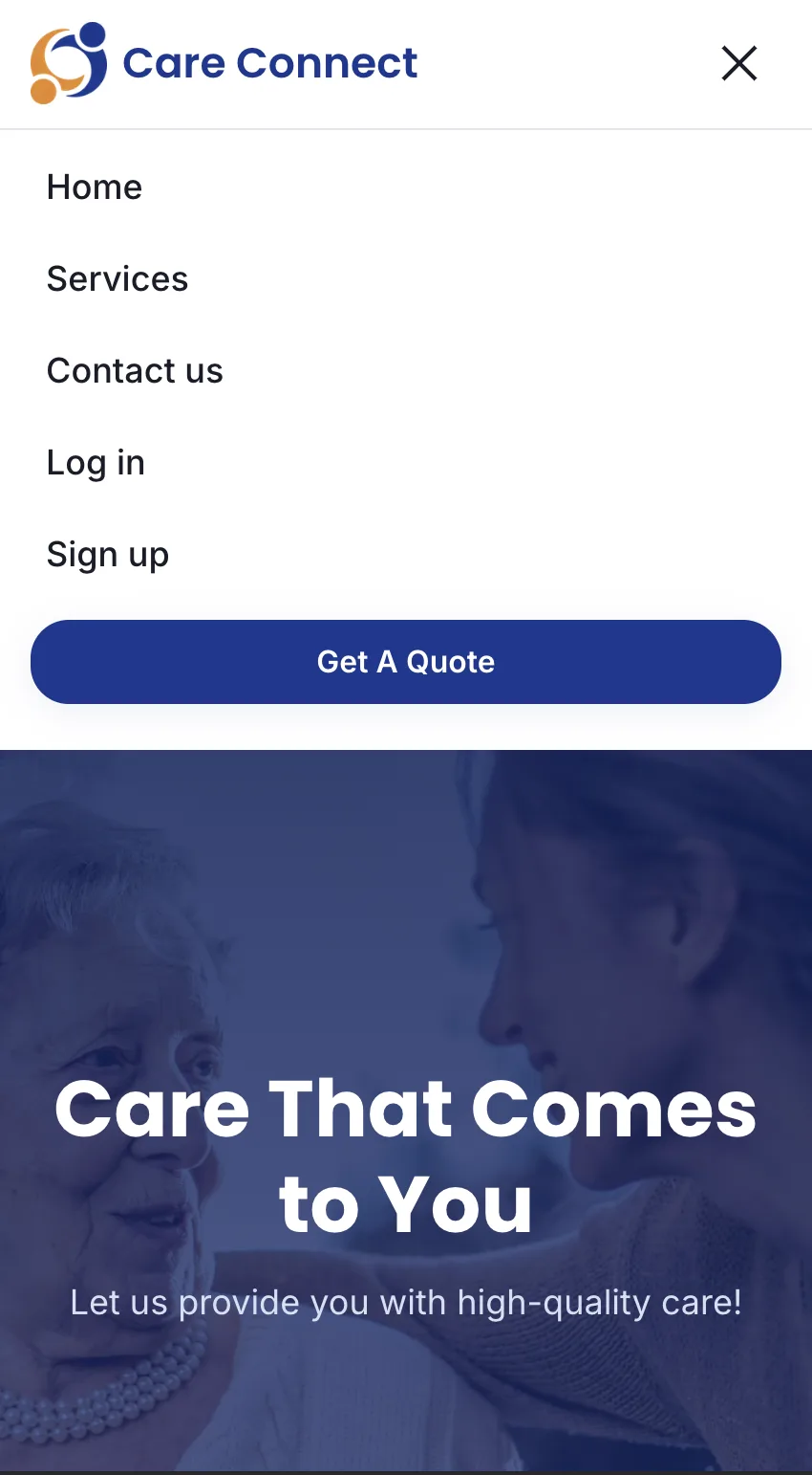 CareConnect app screenshot